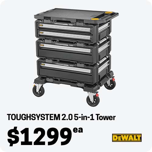 DeWalt DWST60510-3 TOUGHSYSTEM 2.0 DXL 5 in 1 TOWER